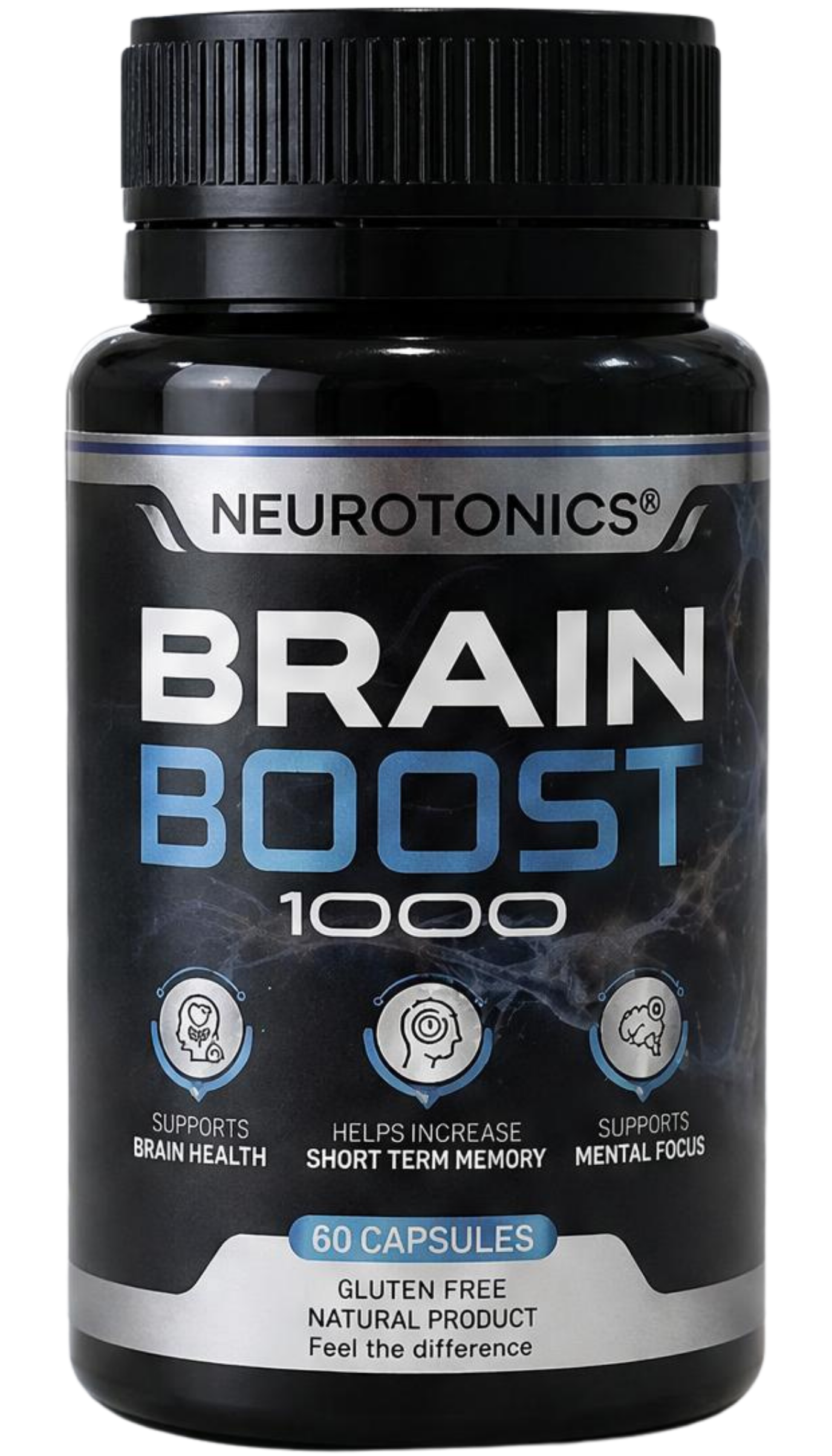 Brain Boost 1000 by Neurotonics, 60-capsule bottle